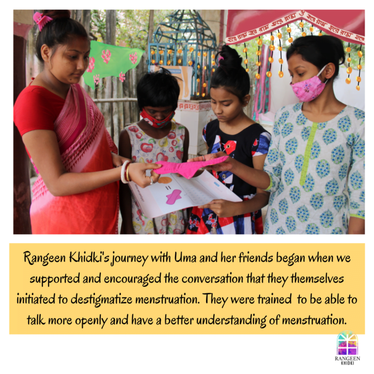 Rangeen Khidki helps further Uma's search for knowledge and guides the young people towards a path of unlearning and relearning their own bodily autonomy.